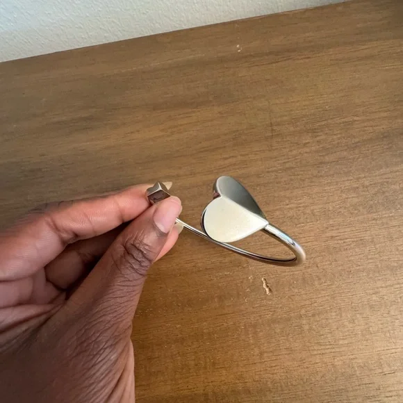 Kate Spade Silver Heritage Heart Cuff - Picture 6 of 7